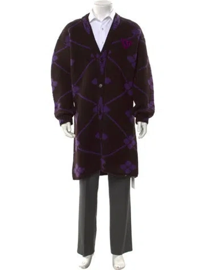 Pre-owned Prada 2021 Virgin Wool Cardigan In Multi