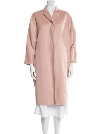 Pre-owned Prada 2021 Virgin Wool Coat In Pink