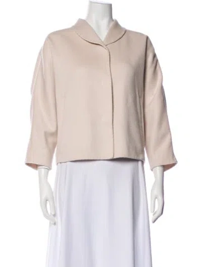 Pre-owned Prada 2021 Virgin Wool Evening Jacket In Neutral