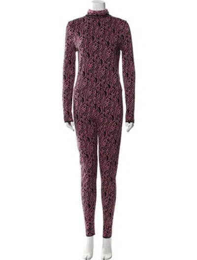 Pre-owned Prada 2021 Virgin Wool Jumpsuit In Pink