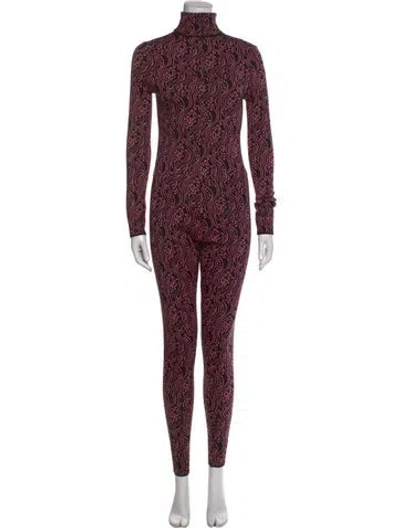 Pre-owned Prada 2021 Virgin Wool Jumpsuit W/ Tags In Pink