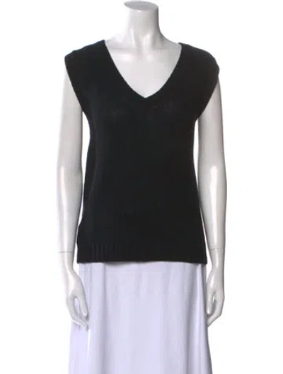 Pre-owned Prada 2021 Virgin Wool Sweater In Black