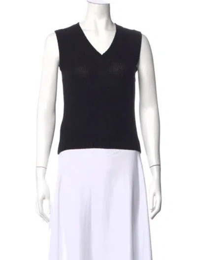 Pre-owned Prada 2021 Virgin Wool Sweater In Black