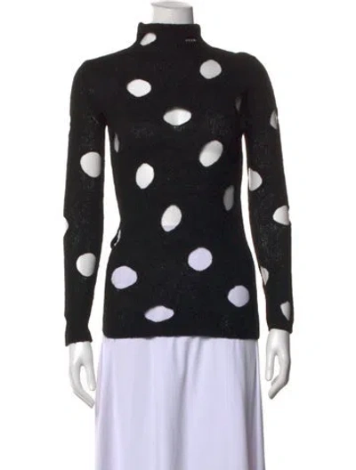 Pre-owned Prada 2021 Virgin Wool Sweater In Black
