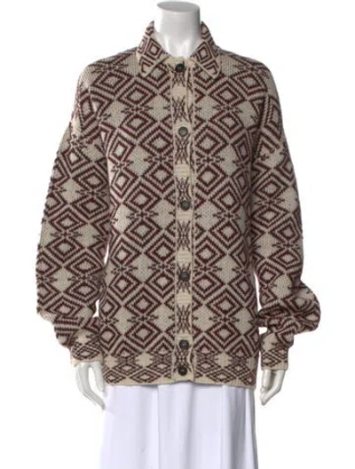 Pre-owned Prada 2021 Virgin Wool Sweater In Brown