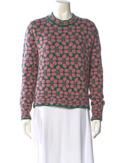 Pre-owned Prada 2021 Virgin Wool Sweater In Multi