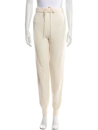 Pre-owned Prada 2021 Virgin Wool Sweatpants In Neutral