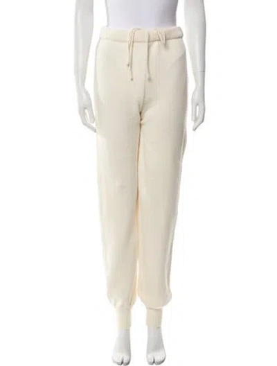 Pre-owned Prada 2021 Virgin Wool Sweatpants W/ Tags In Neutral