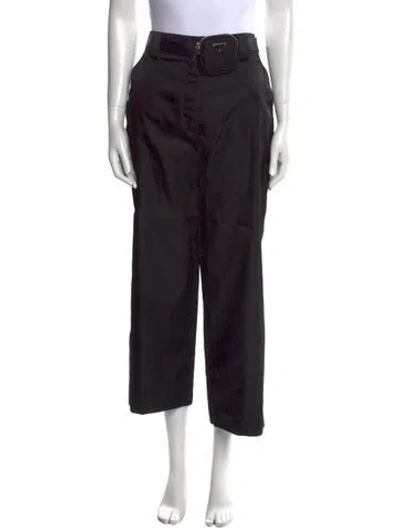 Pre-owned Prada 2021 Wide Leg Pants In Black