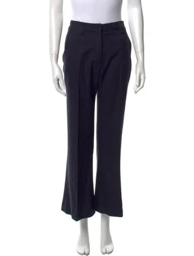 Pre-owned Prada 2021 Wide Leg Pants In Black