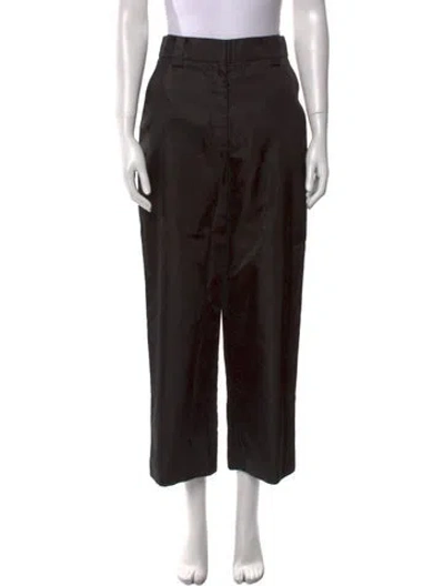 Pre-owned Prada 2021 Wide Leg Pants In Black