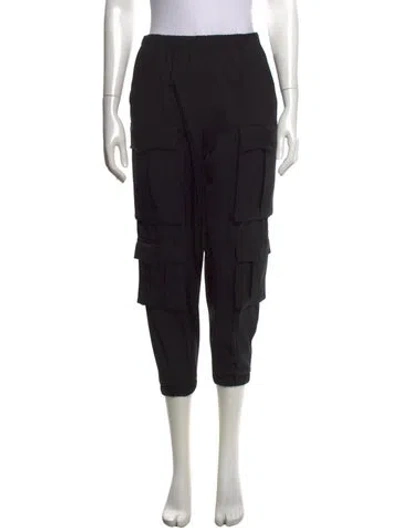 Pre-owned Prada 2021 Wide Leg Pants In Black