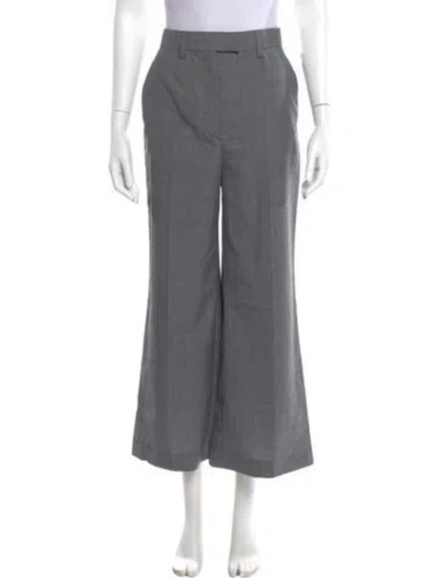 Pre-owned Prada 2021 Wide Leg Pants In Gray