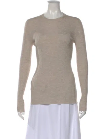 Pre-owned Prada 2021 Wool Sweater In Neutral