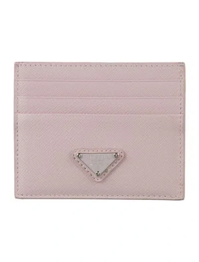 Pre-owned Prada 2022 Card Holder In Pink