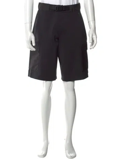 Pre-owned Prada 2022 Cargo Shorts W/ Tags In Black