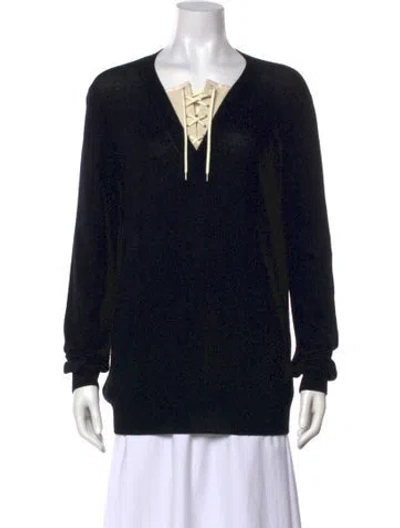 Pre-owned Prada 2022 Cashmere Sweater In Black