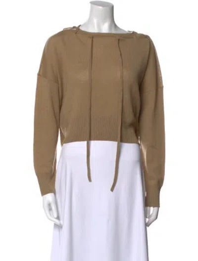 Pre-owned Prada 2022 Cashmere Sweater In Neutral