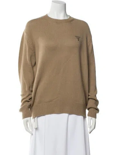 Pre-owned Prada 2022 Cashmere Sweater In Neutral