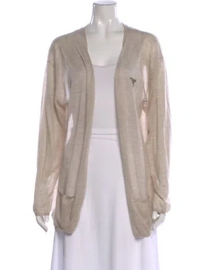 Pre-owned Prada 2022 Cashmere Sweater In Neutral