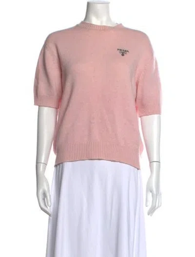 Pre-owned Prada 2022 Cashmere Sweater In Pink