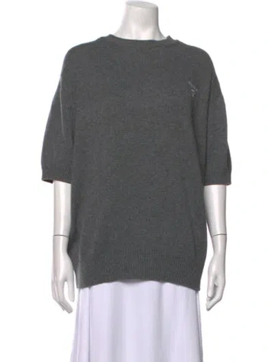 Pre-owned Prada 2022 Cashmere Sweatshirt W/ Tags In Grey