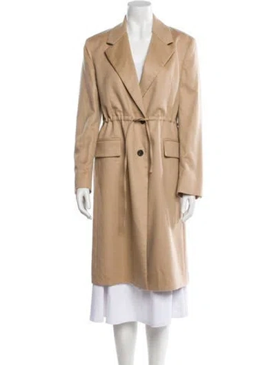 Pre-owned Prada 2022 Cashmere Trench Coat In Neutral
