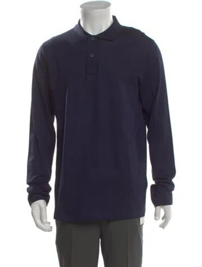 Pre-owned Prada 2022 Collar Polo Shirt In Blue