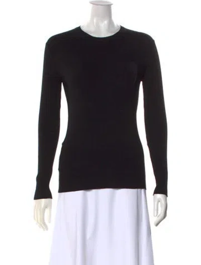 Pre-owned Prada 2022 Crew Neck Sweater In Black