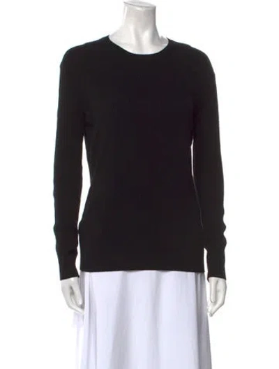 Pre-owned Prada 2022 Crew Neck Sweater In Black