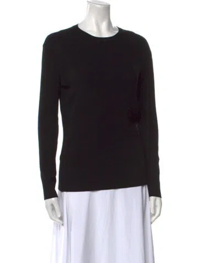Pre-owned Prada 2022 Crew Neck Sweater In Black