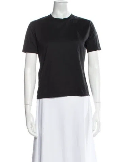 Pre-owned Prada 2022 Crew Neck T-shirt In Black