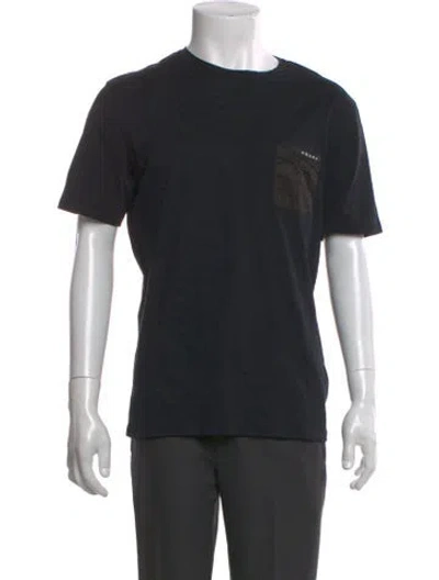 Pre-owned Prada 2022 Crew Neck T-shirt In Black