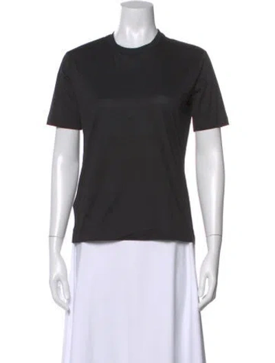 Pre-owned Prada 2022 Crew Neck T-shirt In Black