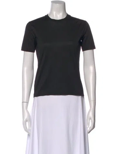 Pre-owned Prada 2022 Crew Neck T-shirt In Black