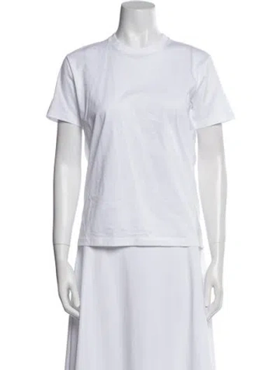 Pre-owned Prada 2022 Crew Neck T-shirt In White