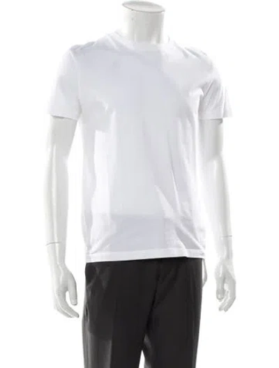 Pre-owned Prada 2022 Crew Neck T-shirt In White