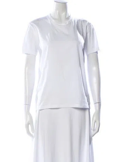 Pre-owned Prada 2022 Crew Neck T-shirt In White