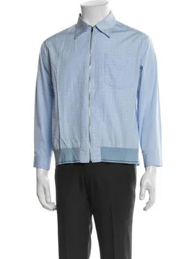 Pre-owned Prada 2022 Holiday Denim Jacket In Blue
