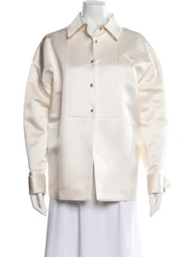 Pre-owned Prada 2022 Holiday Jacket In Neutral