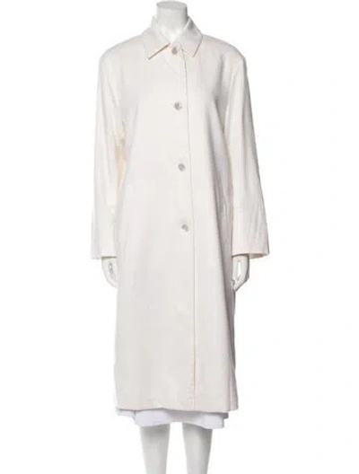 Pre-owned Prada 2022 Holiday Trench Coat In Neutral