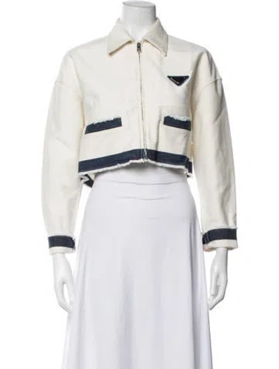 Pre-owned Prada 2022 Jacket In Neutrals