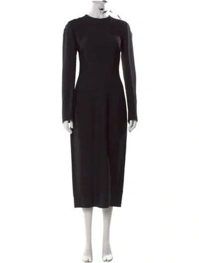Pre-owned Prada 2022 Knee-length Dress In Black