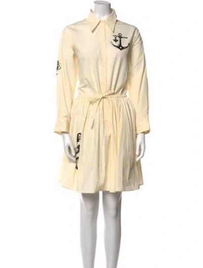 Pre-owned Prada 2022 Knee-length Dress In Neutral