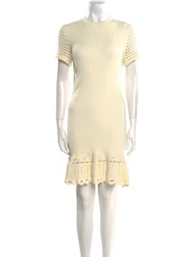 Pre-owned Prada 2022 Knee-length Dress In Neutral
