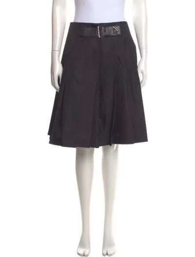Pre-owned Prada 2022 Knee-length Skirt In Black