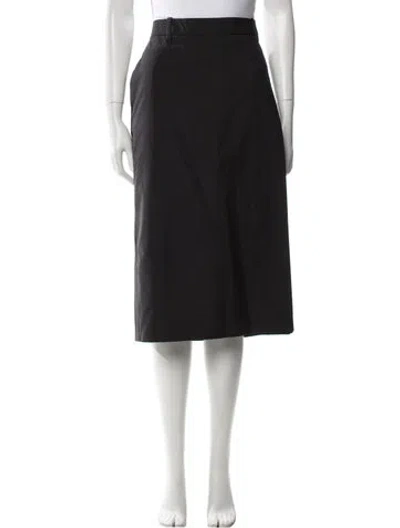 Pre-owned Prada 2022 Knee-length Skirt In Black