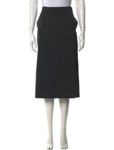 Pre-owned Prada 2022 Knee-length Skirt In Gray
