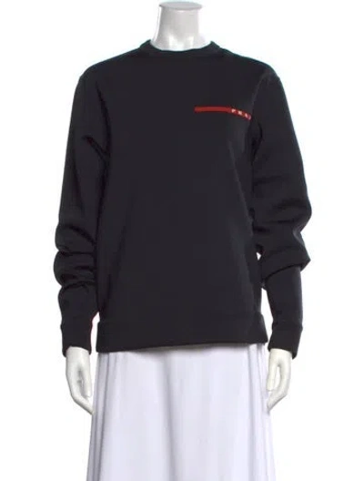 Pre-owned Prada 2022 Linea Rossa Sweatshirt W/ Tags In Black