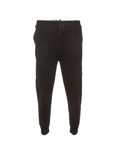 Pre-owned Prada 2022 Logo-plaque Re-nylon Track Pants In Black
